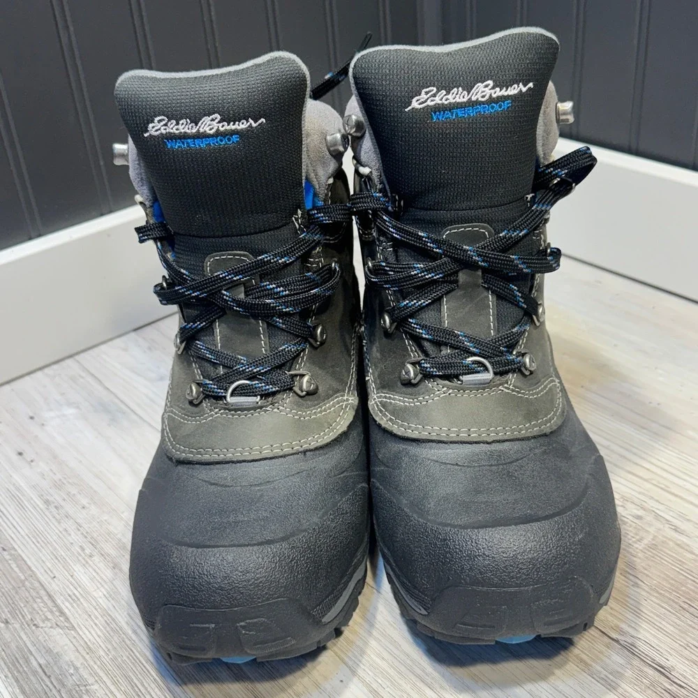 Eddie Bauer Weatheredge Waterproof Boots Men's Sz 8 200 G.Thermafill EUC‎